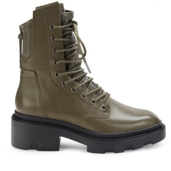 ASH Maddox Leather Combat Boots - Picture 3 of 13